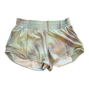 lululemon NWOT athletica pastel hotty hot shorts